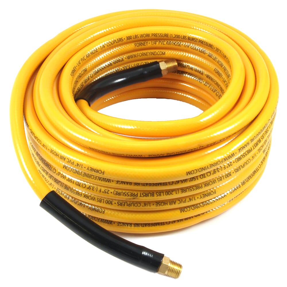 75414 PVC Air Hose, Yellow, 1/4 in